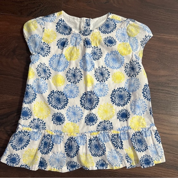 Gymboree Other - Gymboree Pocketful of Sunshine Dandelion Peplum Top Toddler Girls 3T floral